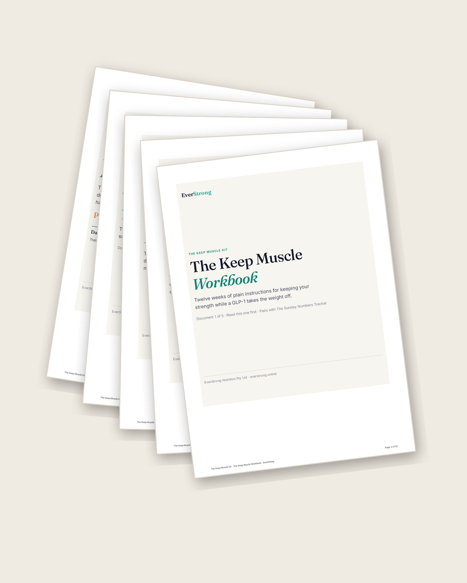 The twelve documents of the Keep Muscle System